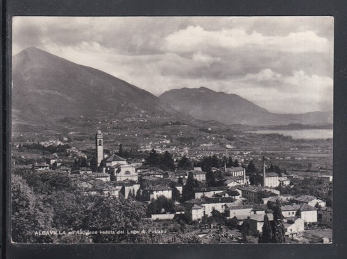 Cartolina albavilla con veduta - cartolina,
